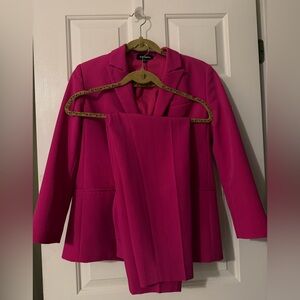 Express Women's Blazer and Pants Set - Fuchsia